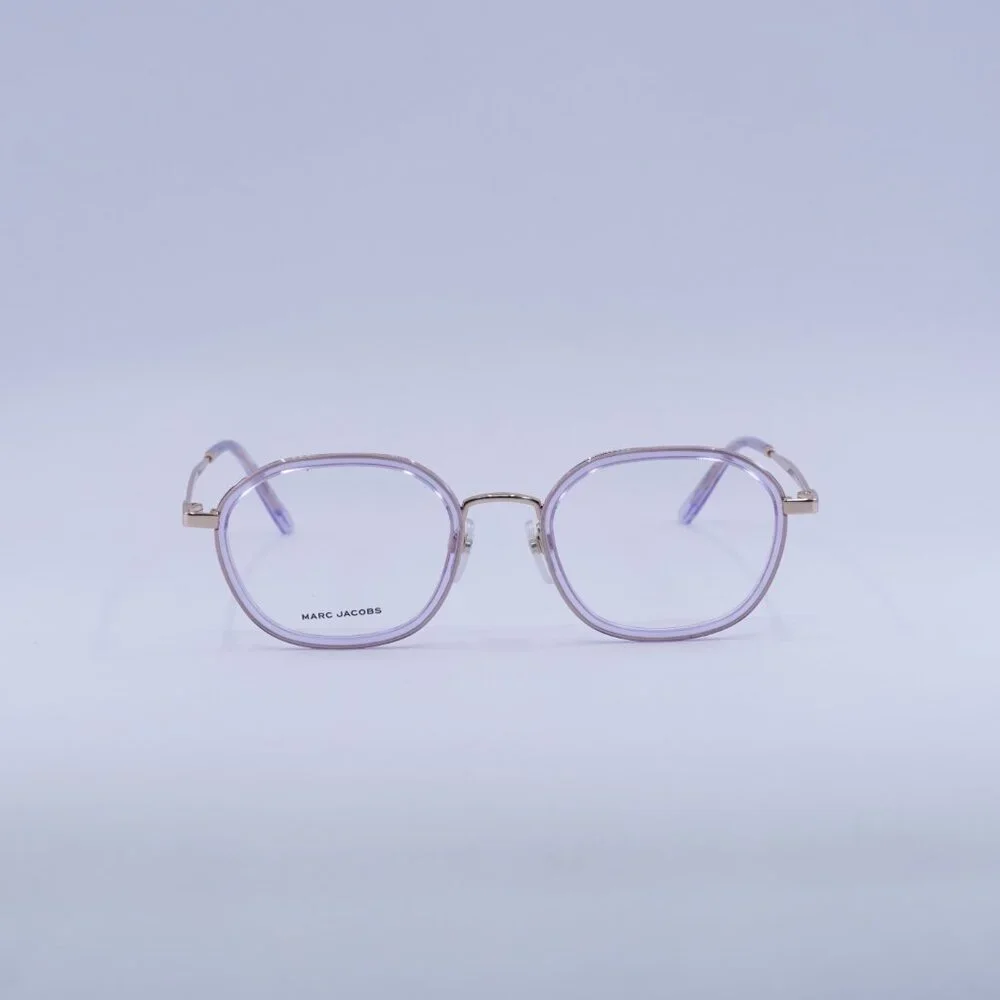 Marc Jacobs MARC 702/G 0789 00 Eyeglasses - Lilac/Gold Frame 49mm
